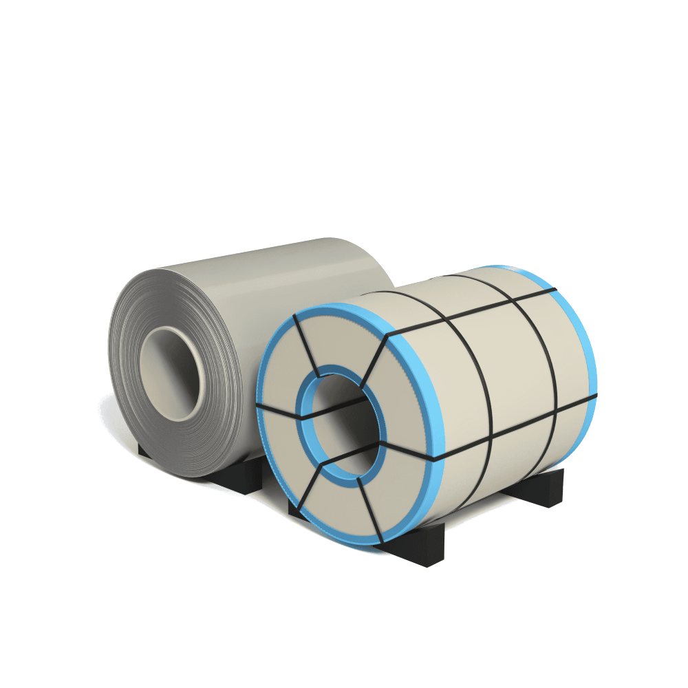 Рулон ГЦ полимер 0.5x1250 Zn100 RAL 6005 ММК