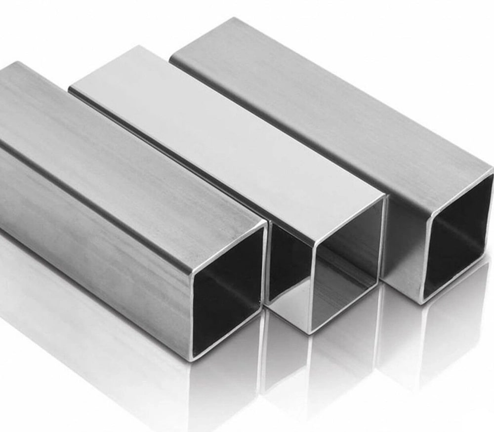 Труба нержавеющая профильная AISI 201 20х20x45047 зеркальная