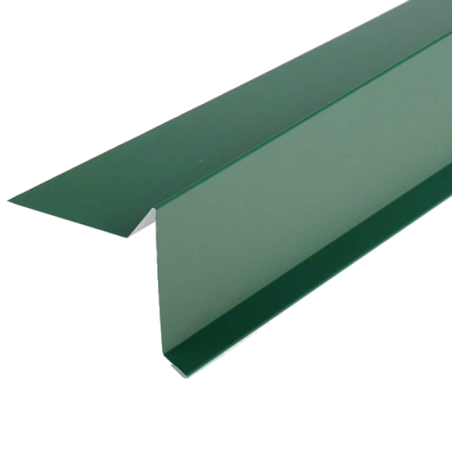 Планка торцевая 0,45x100x125x2000 RAL6005