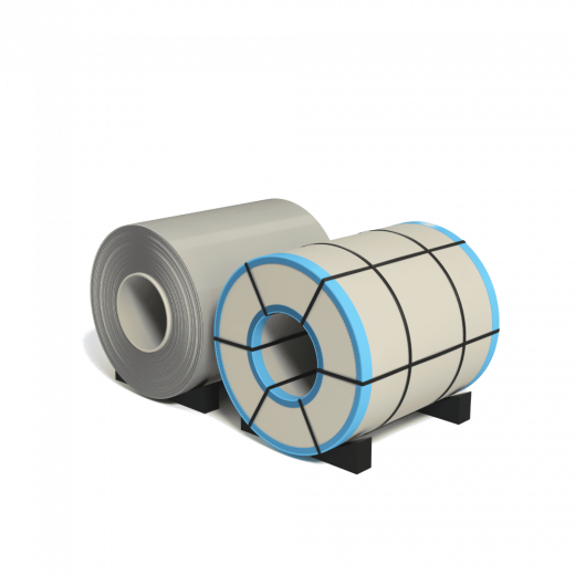 Рулон ГЦ полимер 0.4x1250 ЭЦ30/30 W005 SteelArt -3D ЛМЗ